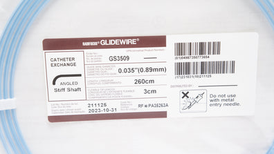 Terumo GS3509 Radifocus Glidewire Cath. Exchange 3cm x 260cm (x)
